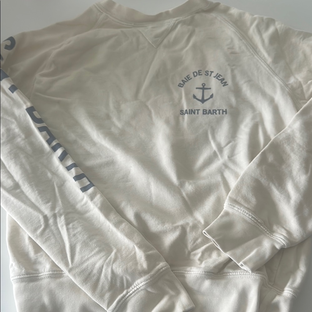 Brandy Melville J Galt St Barth cream sweatshirt . Mint condition one size